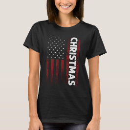 Amerikanische Weihnachtsdekorationen für ein festl T-Shirt