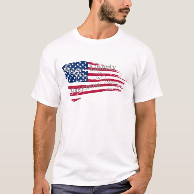 Amerikanische Werte T-Shirt (Vorderseite)