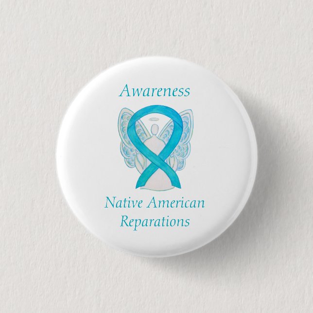 Amerikanische Wiedergutmachungs-Buttone Button (Vorderseite)