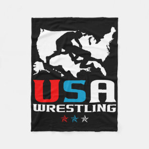 Amerikanische Wrestling Independence Day Fleecedecke