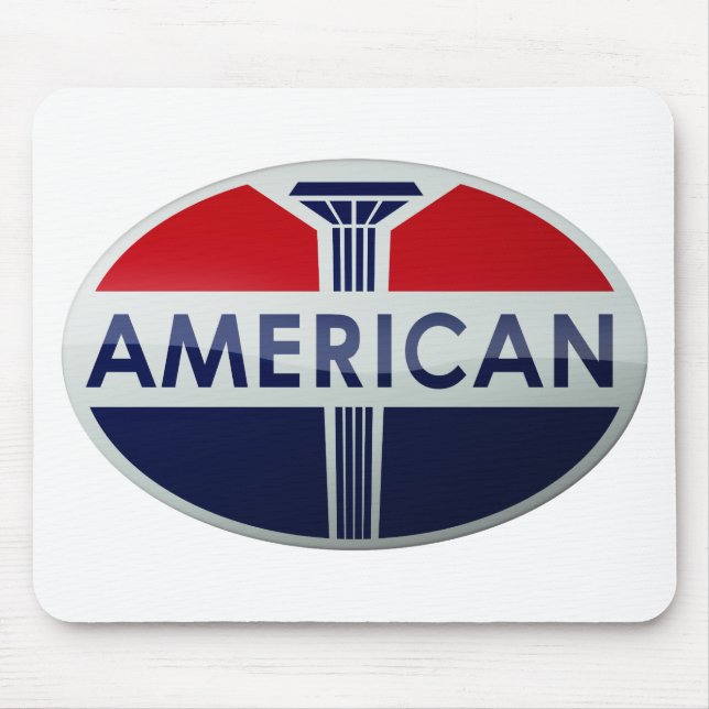 Amerikanische Zeichenkristallversion der Mousepad (Vorne)