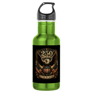 Amerikanischer 1776 2026 250. 4. Juli Patriotische Edelstahlflasche
