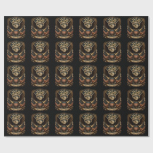 Amerikanischer 1776 2026 250. 4. Juli Patriotische Geschenkpapier