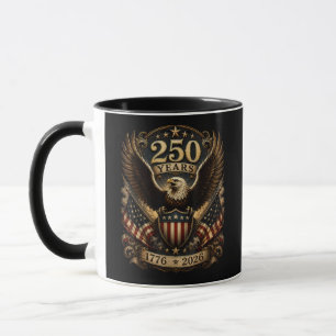 Amerikanischer 1776 2026 250. 4. Juli Patriotische Tasse
