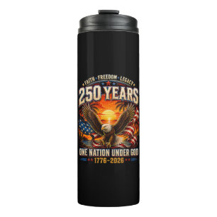 Amerikanischer 1776 2026 250. 4. Juli Unabhängigke Thermosbecher