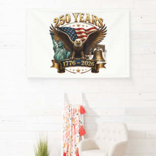 Amerikanischer 250. Jahrestag USA Patriotisch 4. J Banner