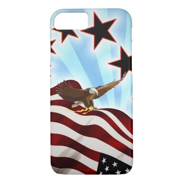 Amerikanischer Adler Case-Mate iPhone Hülle (Rückseite)