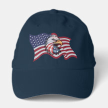 Amerikanischer Adler Flaggenkappe