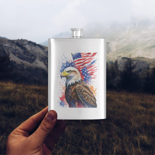 Amerikanischer Adler-Hip-Flask Flachmann