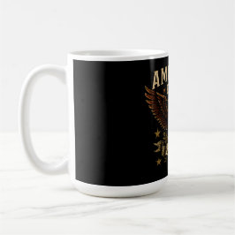 Amerikanischer Adler-Stolz – Kühne USA-Freiheit Kaffeetasse