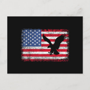 Amerikanischer Adler USA Feiertagspostkarte