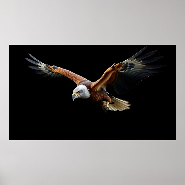 🦅 Amerikanischer Adlerangriff - Majestätische Mac Poster (Vorne)