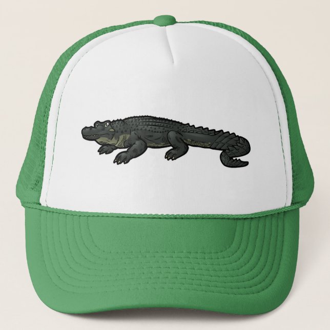 Amerikanischer Alligator Truckerkappe (Vorderseite)