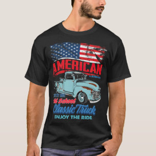 Amerikanischer alter LKW-Gay Pride  T-Shirt