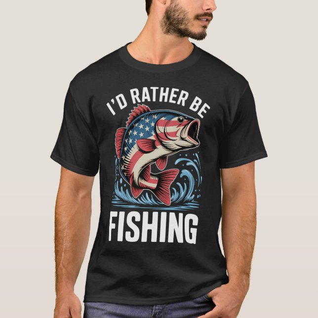 Amerikanischer Barsch T-Shirt (Vorderseite)