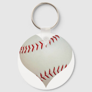 Amerikanischer Baseball in Herzform Schlüsselanhänger