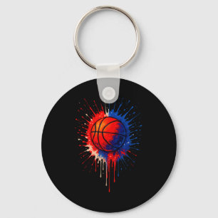 Amerikanischer Basketball Splash Ball Spieler Team Schlüsselanhänger