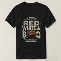 Amerikanischer BBQ Rot Weiß Blau 4. Juli 