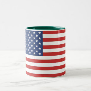 amerikanischer Becher Zweifarbige Tasse