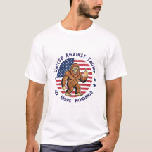 Amerikanischer Bigfoot vereint gegen Trump
