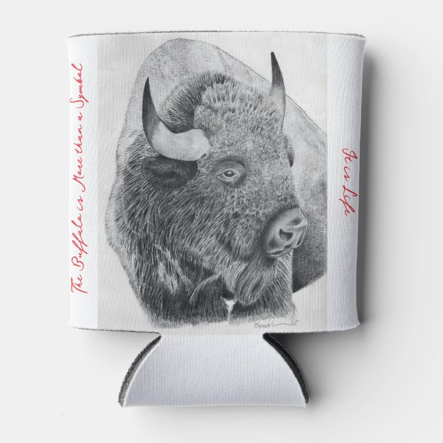 Amerikanischer Bison Dosenkühler (Vorderseite)