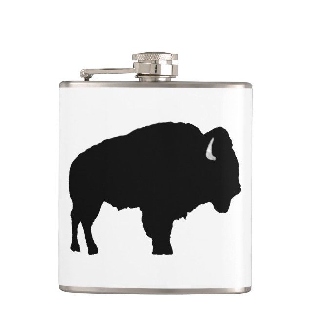Amerikanischer Bison Flachmann (Vorderseite)