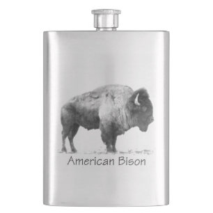 Amerikanischer Bison Flachmann