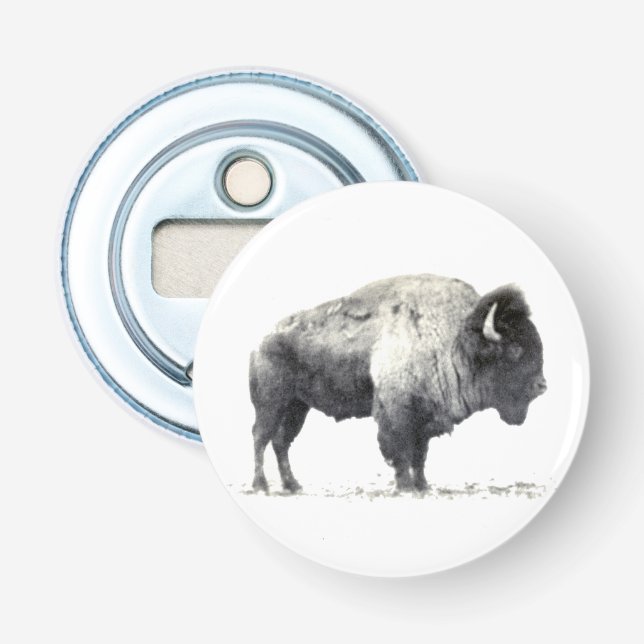 Amerikanischer Bison Flaschenöffner (Vorderseite)