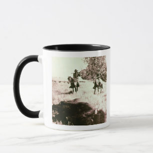 Amerikanischer Bison-Jäger (b/w Foto) Tasse
