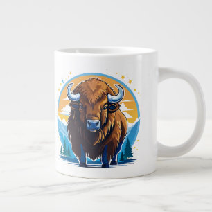 Amerikanischer Bison Jumbo-Tasse