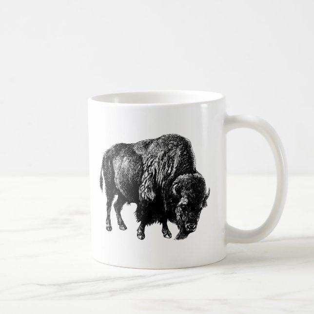 Amerikanischer Bison Kaffeetasse (Rechts)