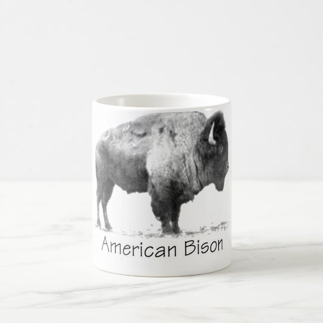 Amerikanischer Bison Kaffeetasse (Mittel)