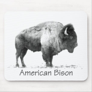 Amerikanischer Bison Mousepad
