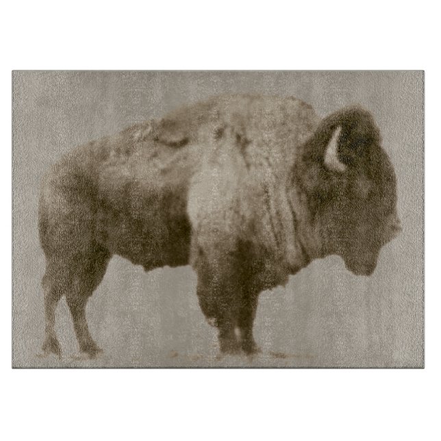 Amerikanischer Bison Schneidebrett (Vorderseite)