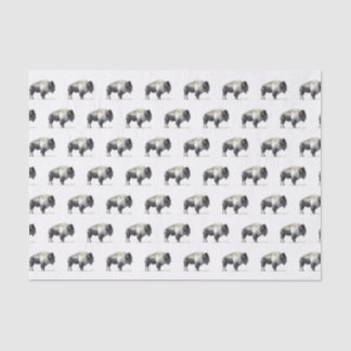 Amerikanischer Bison Seidenpapier