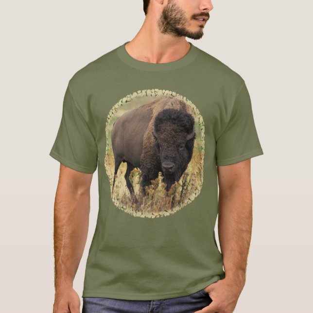 Amerikanischer Bison-T-Shirt T-Shirt (Vorderseite)