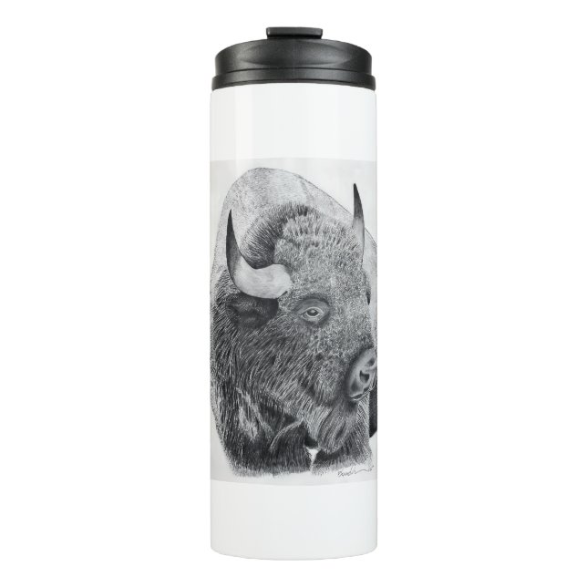 Amerikanischer Bison Thermosbecher (Vorderseite)
