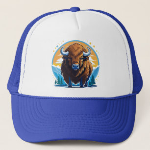 Amerikanischer Bison Truckerkappe