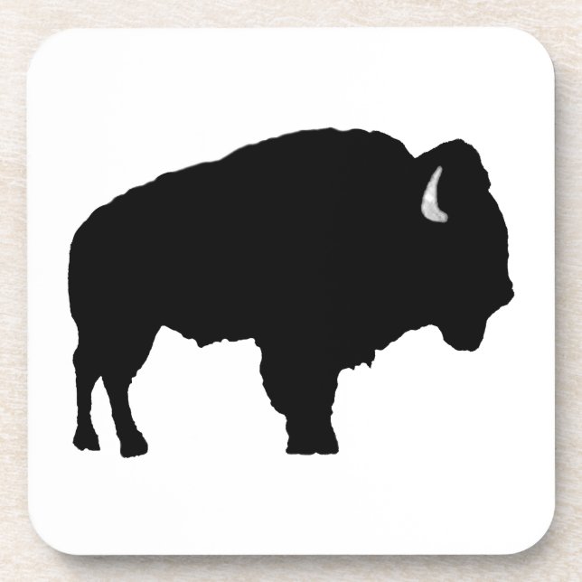 Amerikanischer Bison Untersetzer (Vorderseite)