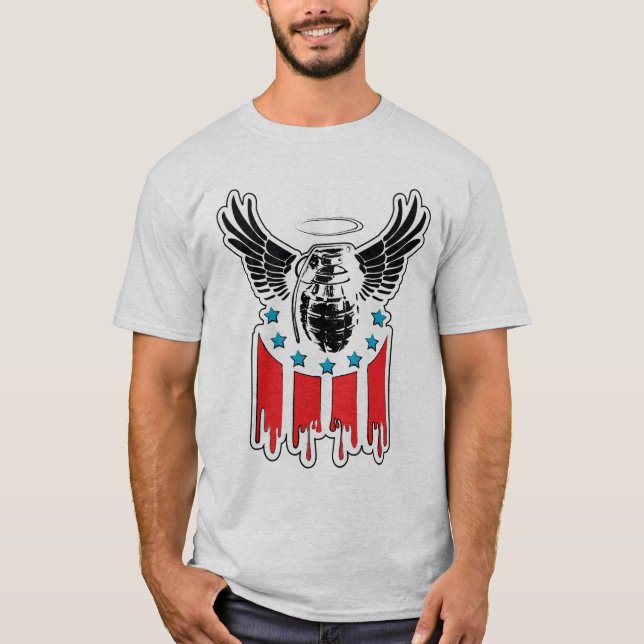 AMERIKANISCHER BOMBER-MÄNNER - SHIRTS (Vorderseite)