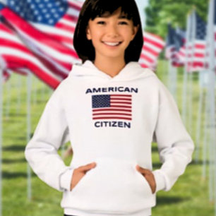 Amerikanischer Bürger Mutige USA-Flagge Kinder Hoo Hoodie