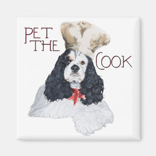 Amerikanischer Cocker Spaniel Küchenmeister Magnet