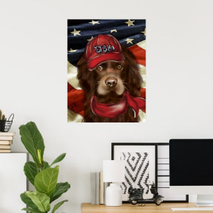 Amerikanischer Cocker Spaniel  Poster