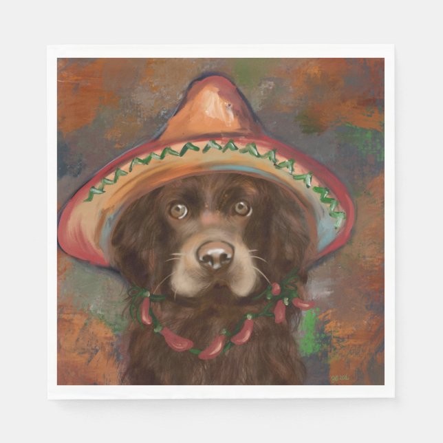 Amerikanischer Cocker Spaniel  Serviette (Vorderseite)
