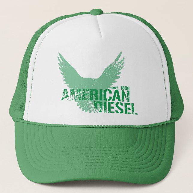 Amerikanischer Diesel II Truckerkappe (Vorderseite)