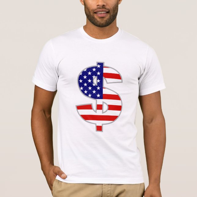 Amerikanischer Dollar T-Shirt (Vorderseite)