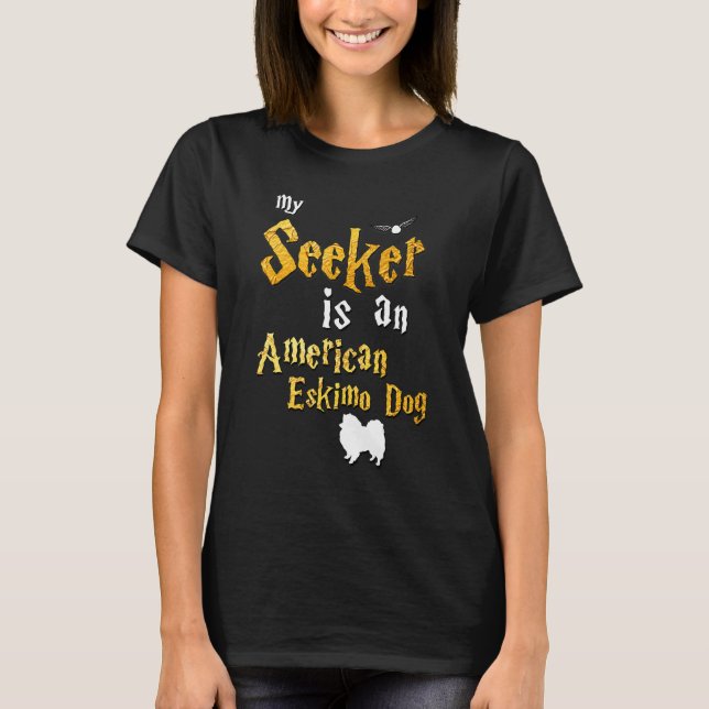 Amerikanischer Eskimo Hund Amerikanischer Eskimo H T-Shirt (Vorderseite)