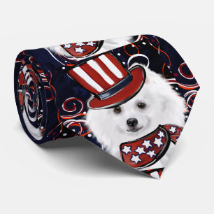 Amerikanischer Eskimo Hund Krawatte