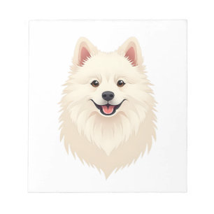 Amerikanischer Eskimo-Hund Notizblock
