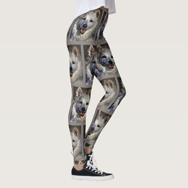Amerikanischer Eskimo Leggings (Rechts)